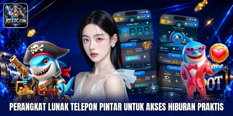 Perangkat lunak telepon pintar untuk akses hiburan praktis