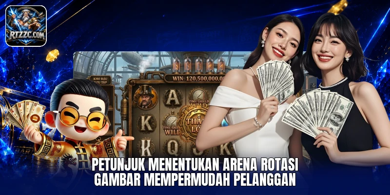 Petunjuk menentukan arena rotasi gambar mempermudah pelanggan