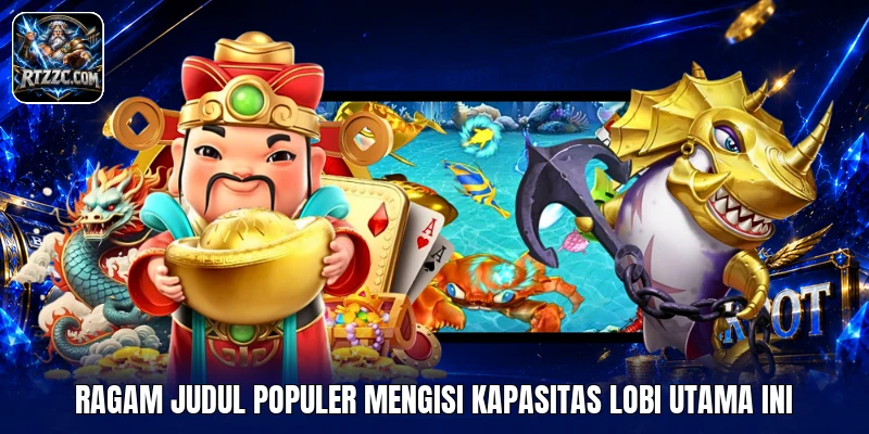 Ragam judul populer mengisi kapasitas lobi utama ini